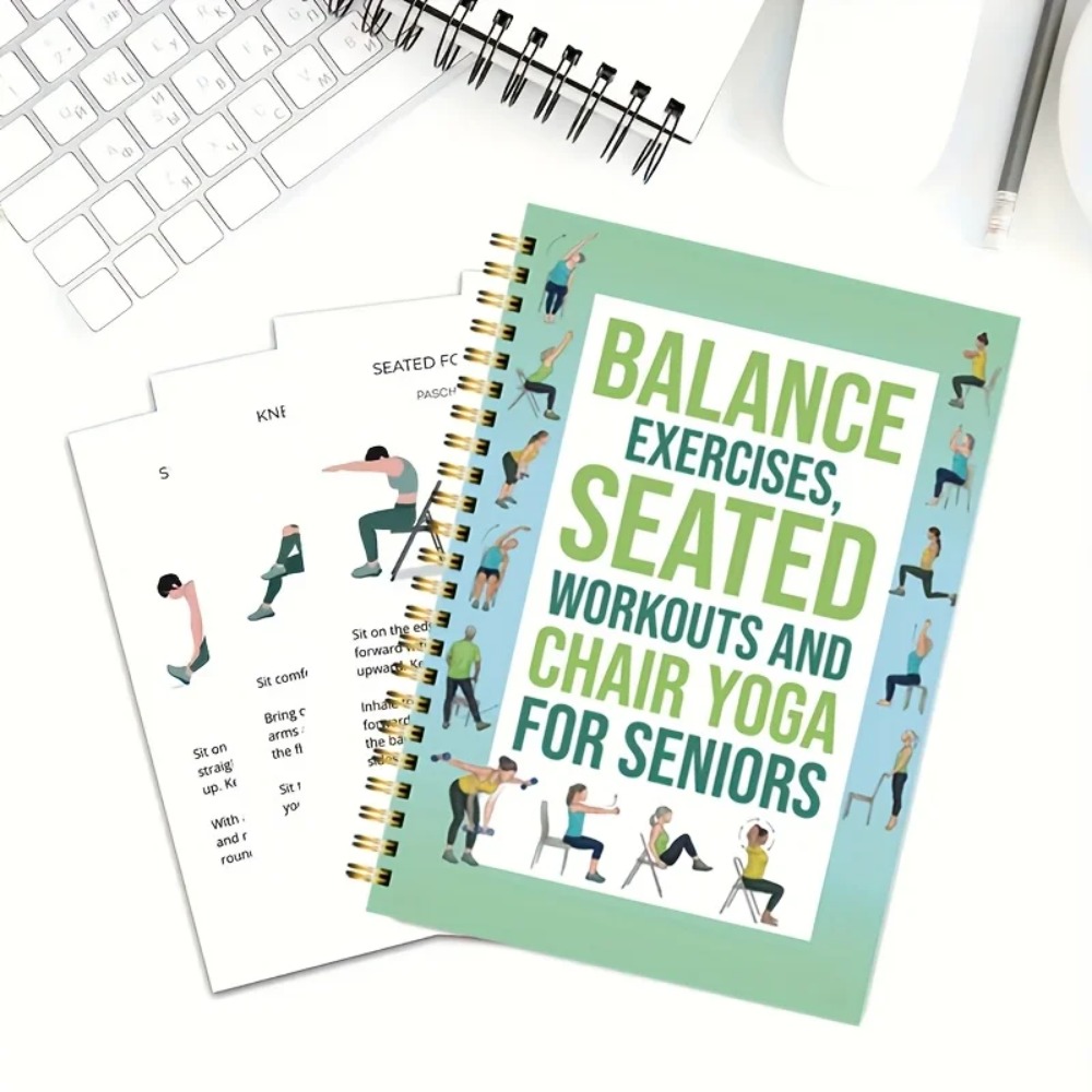 Yoga Fitness Journal - Блокнот для занятий йогой для пожилых