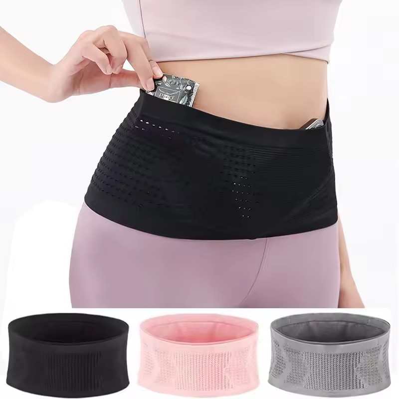 Weight Lifting Belt - Бесшовная невидимая поясная сумка для бега,