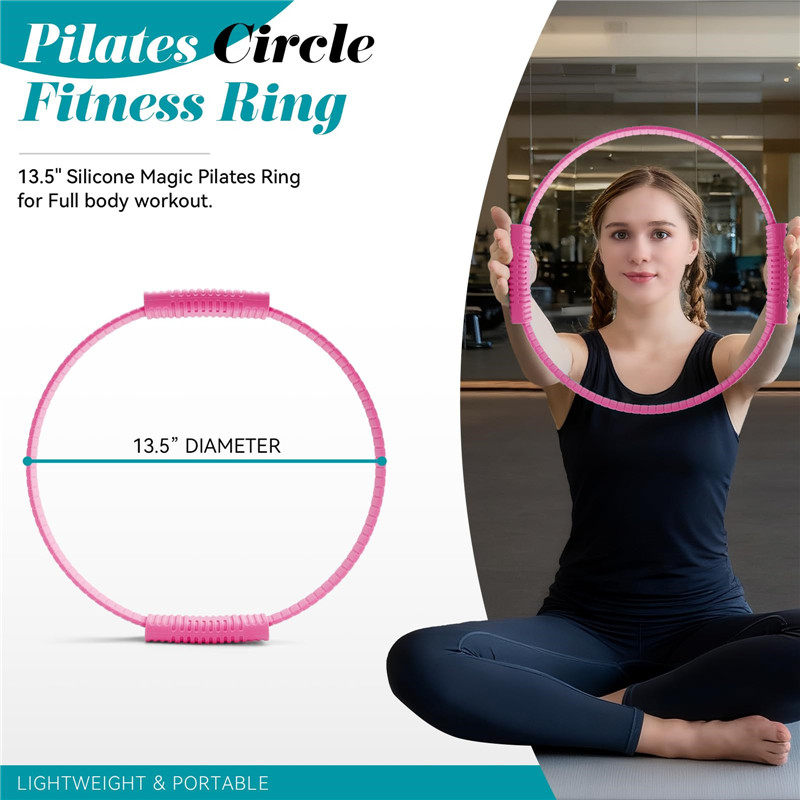 Pilates Ring Circle - Экологичное силиконовое кольцо для йоги и