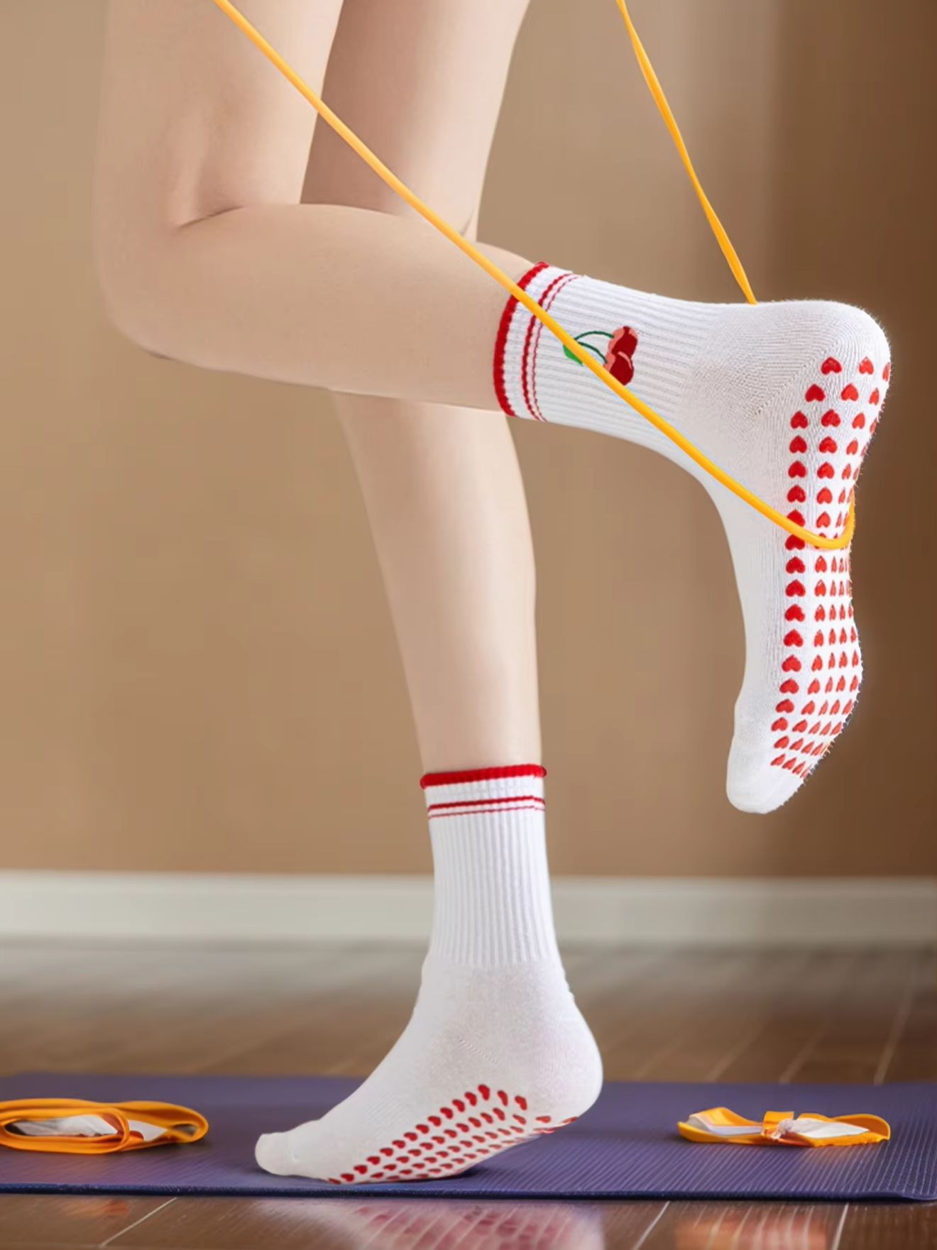 Fitness Yoga & Kickfit - 1 пара профессиональных носков для йоги,