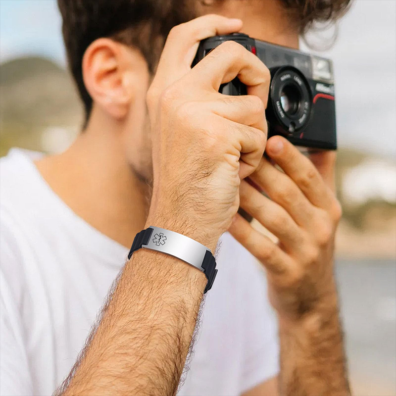 Медицинский браслет с индивиду – обзор и цена Fitness Tracker Band