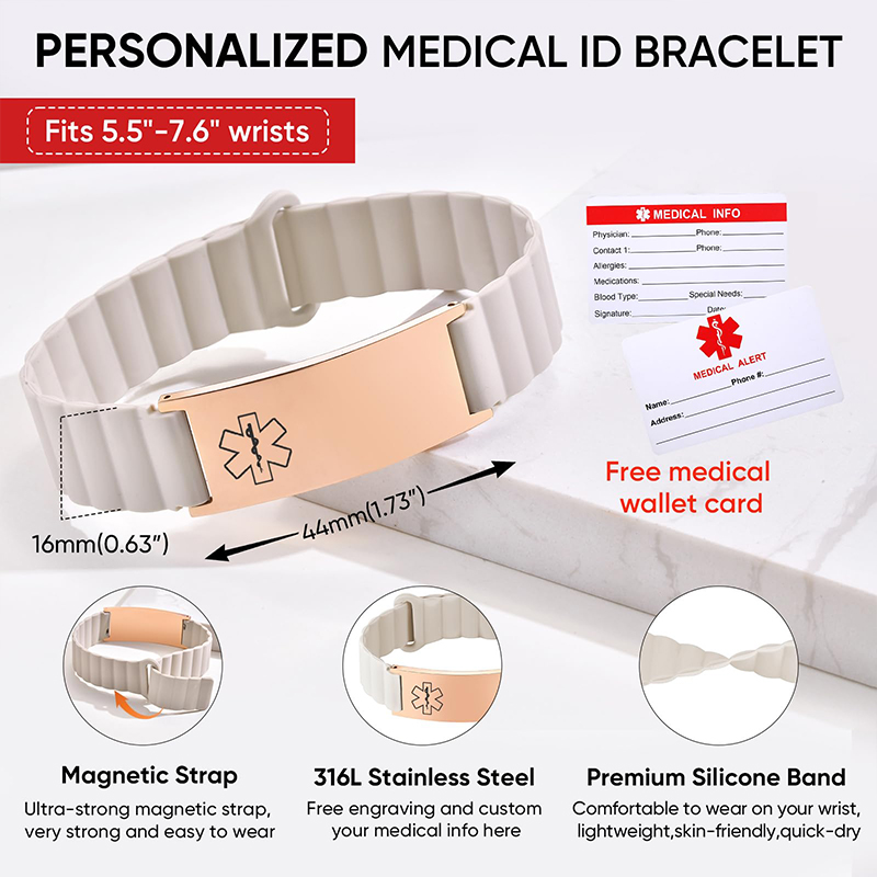 Медицинский браслет с индивиду – обзор и цена Fitness Tracker Band