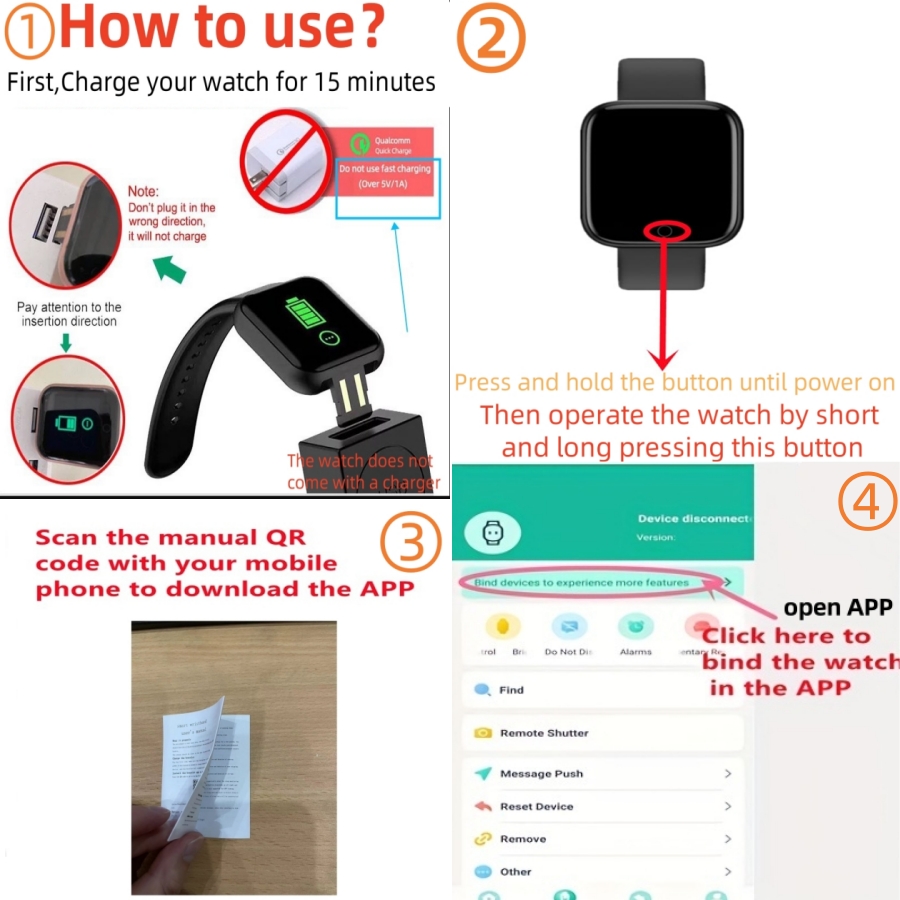 Смарт-часы для мужчин и женщин – обзор и цена Fitness Tracker Band