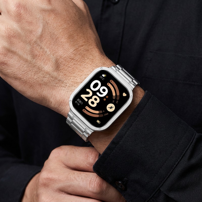 Металлический защитный корпус  – обзор и цена Fitness Tracker Band