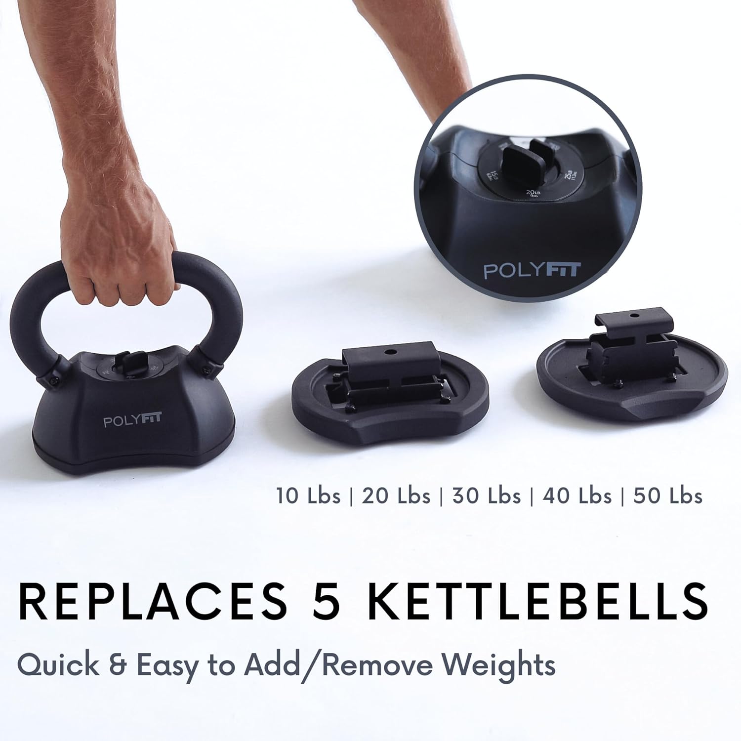 Набор регулируемых гирь Polyfi – обзор и цена Kettlebell